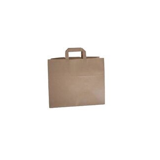 Carrying bag, 32 + 21x27 Snack bag, brown