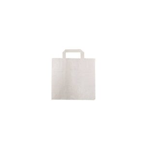 Carrying bag, 32 + 17x25, Snack bag, white