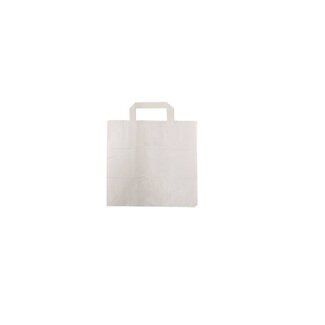Carrying bag, 26 + 17x25, Snack bag, white