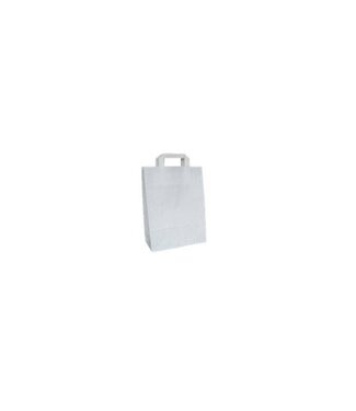 Carrying bag, 22 + 11x36, white with flat handle