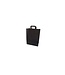 Carrying bag, 22 + 11x28 black with flat handle