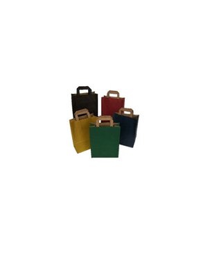  Carrying bags, 22 + 11x28, div. colors, flat handle