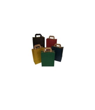 Carrying bags, 22 + 11x28, div. colors, flat handle