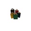 Carrying bags, 22 + 11x28, div. colors, flat handle