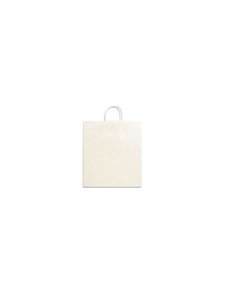  Carrying bags, 22 + 10x31, white, twisted handles