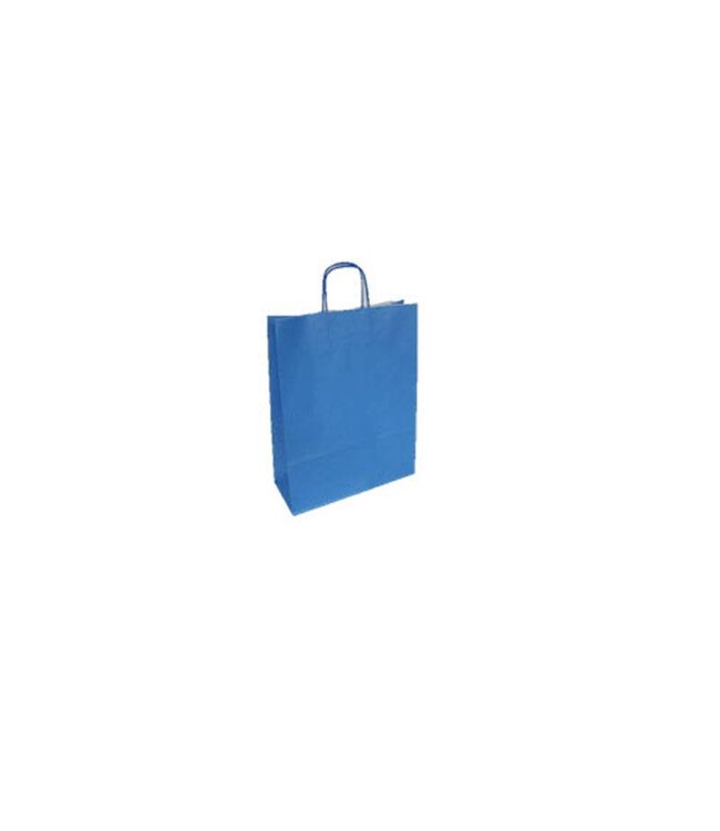 Carrying bags, 22 + 10x31 cm, div. colors, twisted handle