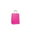 Carrying bags, 22 + 10x31 cm, div. colors, twisted handle