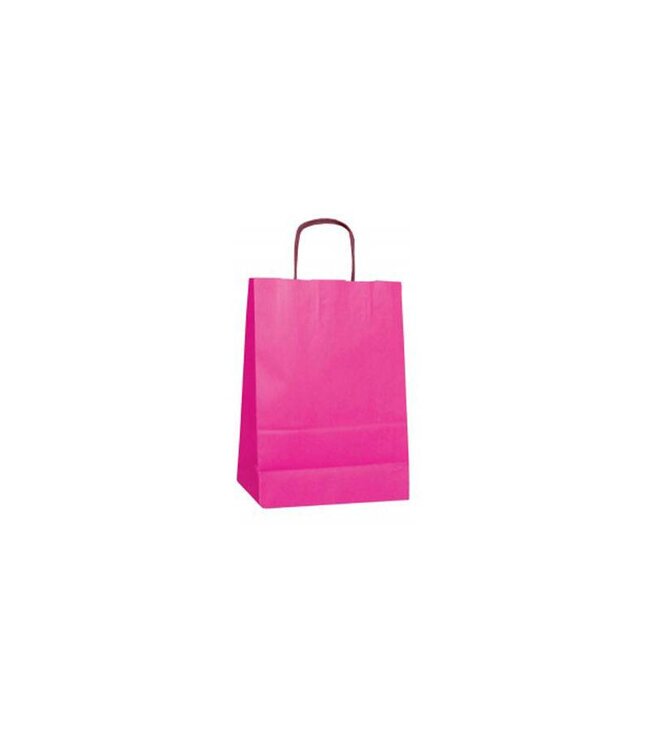 Carrying bags, 32 + 12x41 cm, div. colors, twisted handle