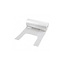 Hemddraagtas, 23+6x50 cm, HDPE, 9 my, 200 st/rol, transparant