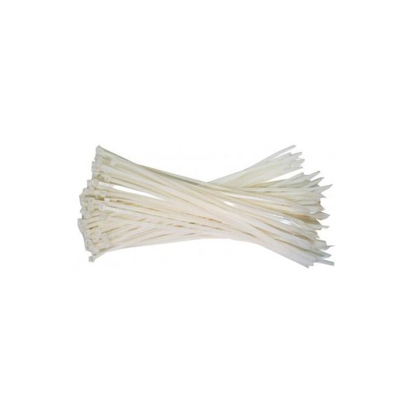 Cable ties, 368x7.6mm, Transparent