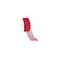 Shiny Honeycomb Rood, 25mm / 15 mtr