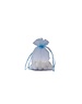  Organza bag with satin ribbon, light blue