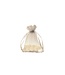Organza bag with satin ribbon, Silver-gray