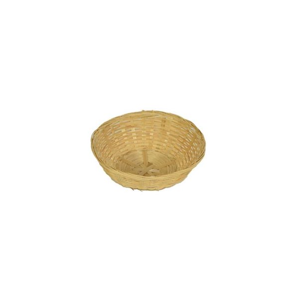 Bamboo basket Ø22 cm, 10 pcs