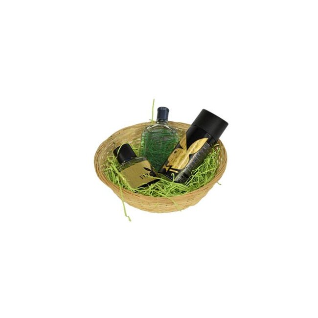 Bamboe mandje Ø22 cm, 10 stuks
