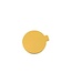 Gold pad with tab, Ø8 cm, 250 pieces per box