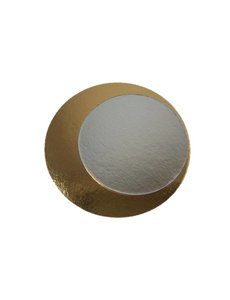  Cardboard roundel Gold / silver, Ø20cm
