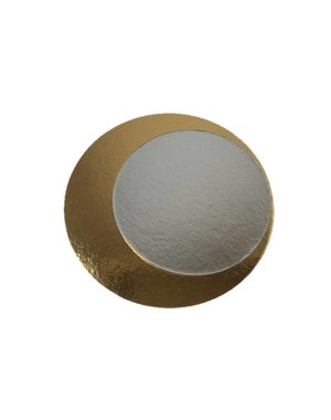  Cardboard roundel Gold / silver, Ø16cm