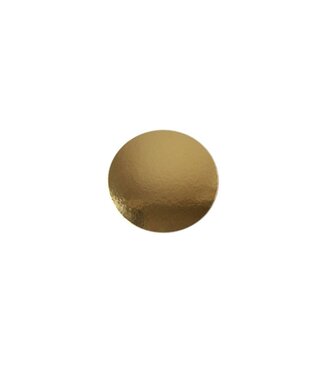 Kartonnen rondel, Ø 14 cm, Goud