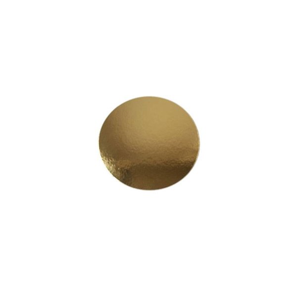 Cardboard roundel Gold, Ø14cm