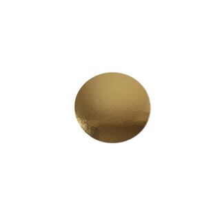 Kartonnen rondel, Ø 24 cm, Goud