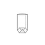 Cross bottom bags, 85x145mm, 30 my