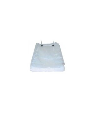 LDPE bracket bag, clear, 25my