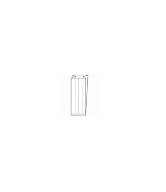 PP side folding bag, 7 + 4x40cm, 30 my