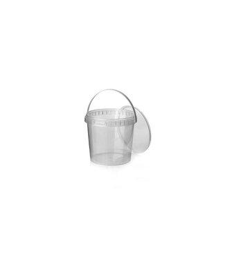 PP Cup Ø 133, with handle and guarantee closure, 1000 ml