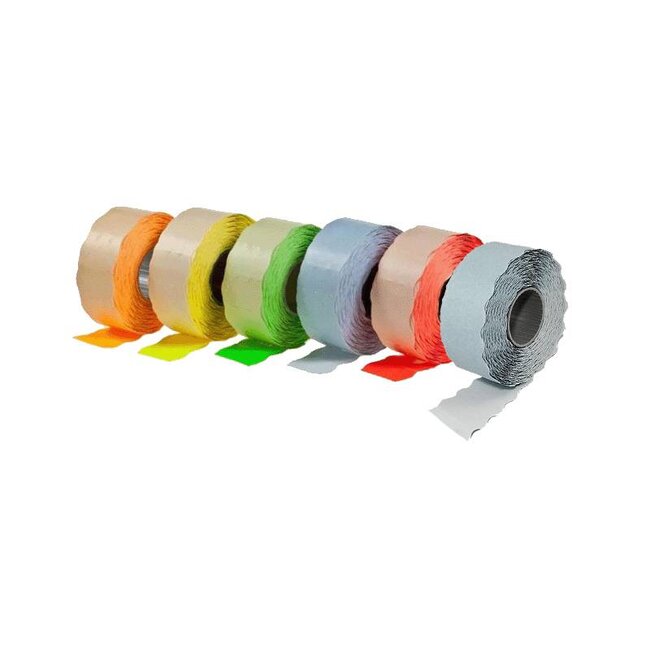 prijsetiket 22 x 12 mm, wit permanent