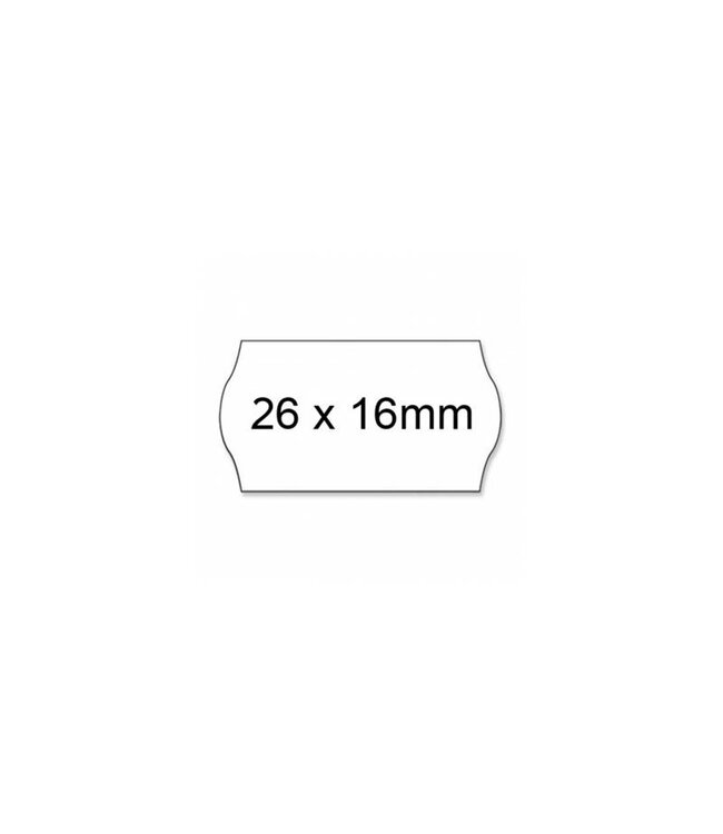 prijsetiket 26 x 16 mm wit permanent THT/prod.datum
