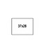prijsetiket maxi 37 x 28 mm aanbieding-recht