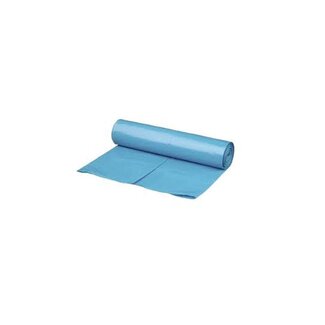Afvalzak 90x110 cm blauw, T25, HDPE