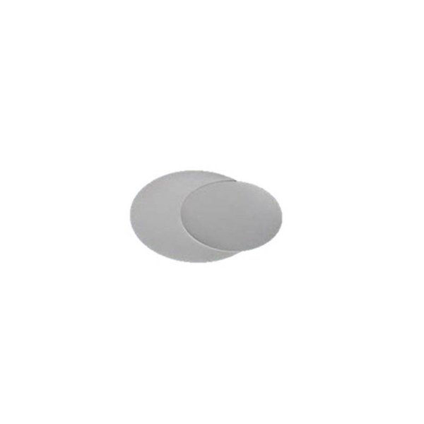 Cake board Ø 26cm white, 1 side coated