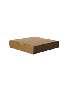  "Eco" pizza boxes, brown kraft, 23 x 23 x 4 cm