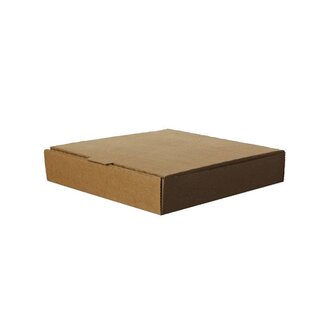 "Eco" pizza-dozen, bruin kraft, 23 x 23 x 4 cm