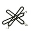 Tir-rubber, 8mm, 20cm, with 1 pinched S-hook