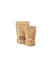  Stand-up pouch Kraft, with window, "Eco-look ". 500ml