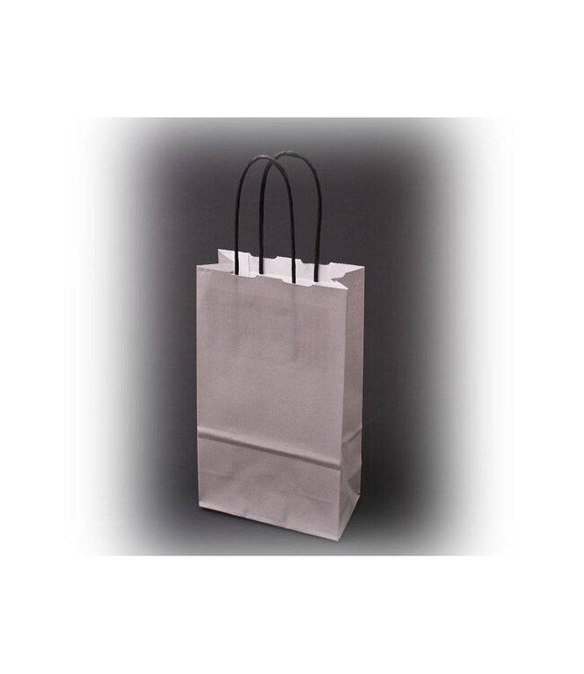 Carrying bags,  div. colors, twisted handle, 15+8,5x21,5 cm