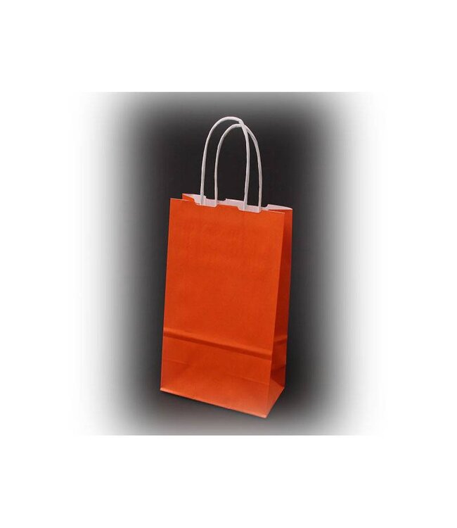 Carrying bags,  div. colors, twisted handle, 15+8,5x21,5 cm