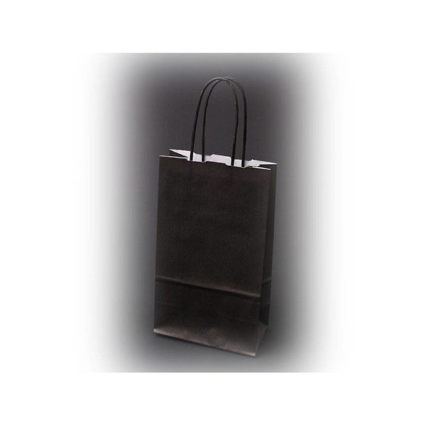 Carrying bags,  div. colors, twisted handle, 15+8,5x21,5 cm