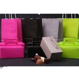 Carrying bags,  div. colors, twisted handle