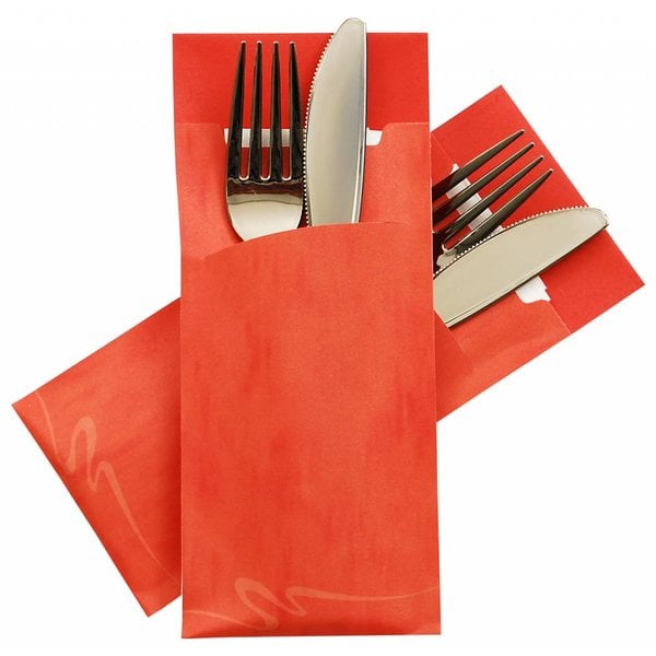 bestekzak Marmer design Pochetto, 520 stuks