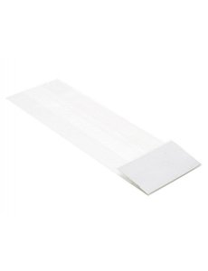  PP Block bottom bag, 100 + 60x300mm, 40 my + silver cardboard