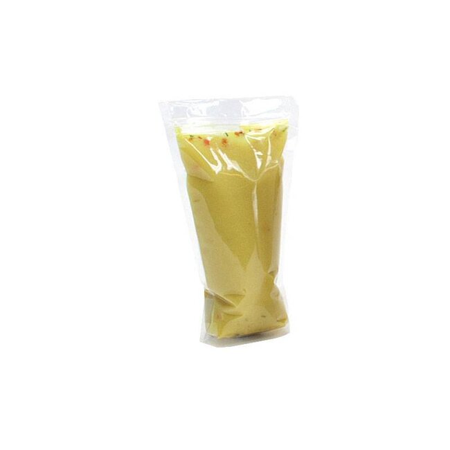 Stazak transparant,  500ml met grip-sluiting en afscheur rand