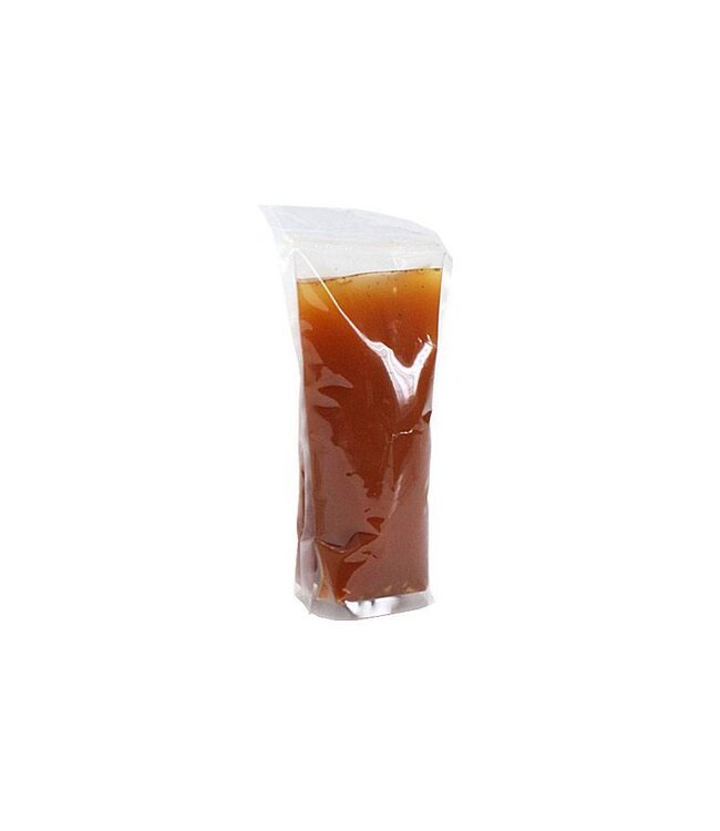 Stand-up pouch transparent, 750ml with grip-closure and tear-off edge