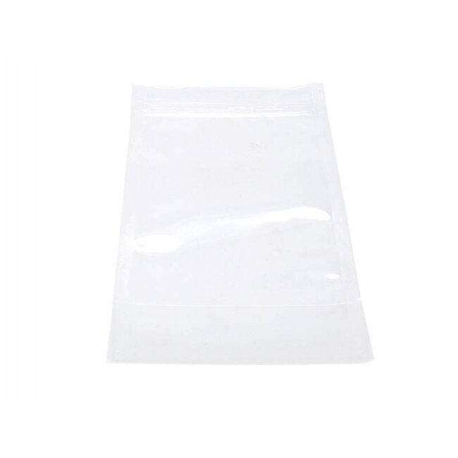 Stazak transparant,  1000ml met grip-sluiting en afscheur rand