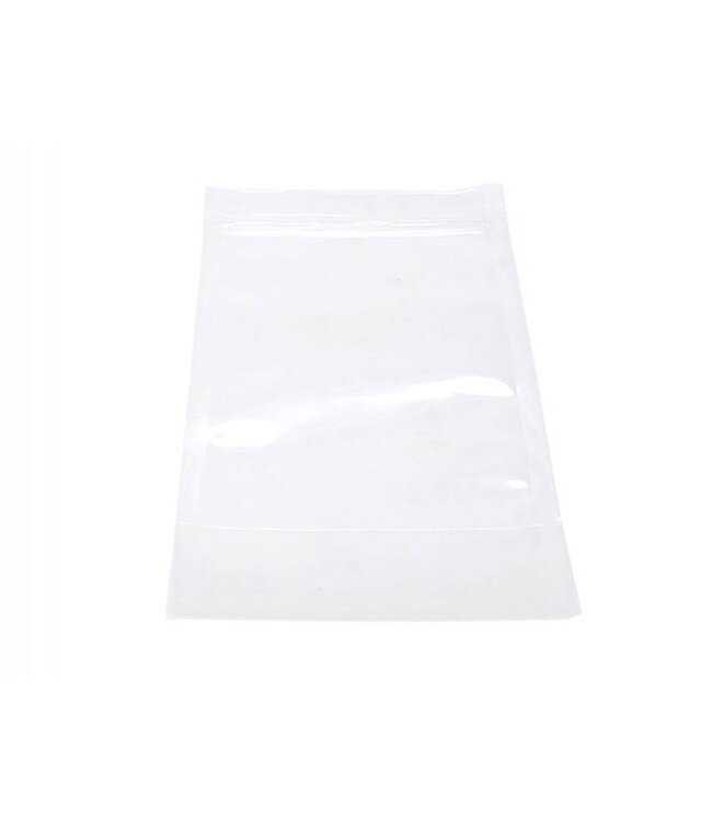 Stand-Up Pouches  transparent, 1000ml with grip-closure and tear-off edge