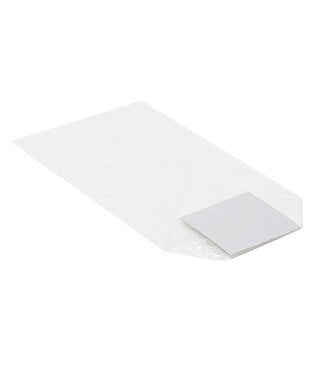 PP cross-bottom bag, 210x385mm, 35my + silver cardboard