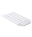 PP cross bottom bag, 160x270mm, 40my with standard printing and silver bottom cardboard
